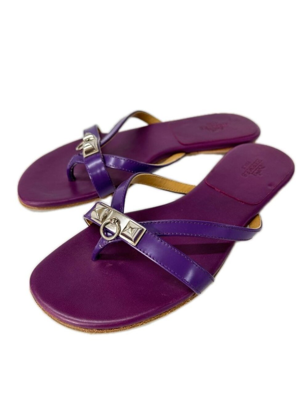 Hermes Collier de Chien Flat Thong Sandals